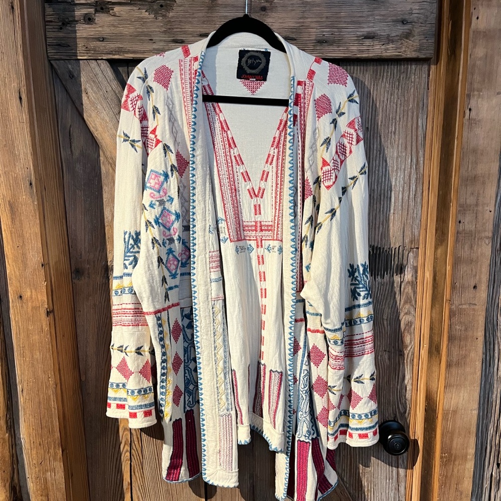 Johnny Was Aztec sweater